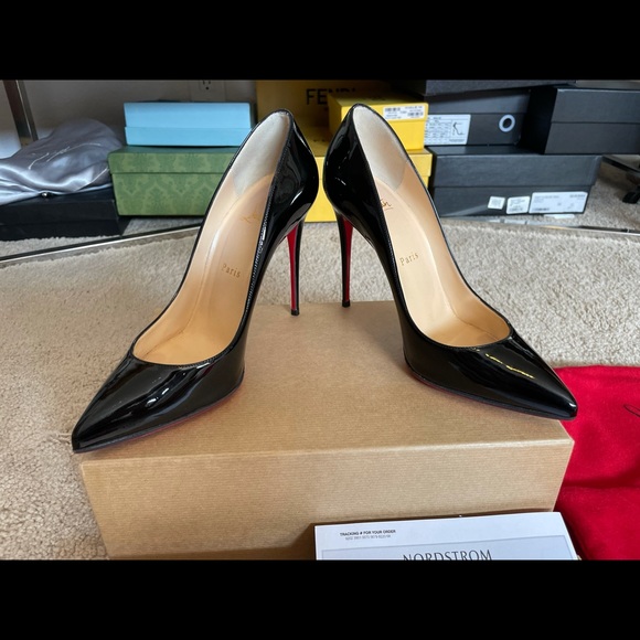 Christian Louboutin Pigalle Follies Pointed Toe Pump - Picture 8 of 12